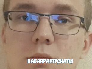 BABARPARTYCHAT18