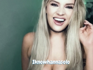 Iknowhannasolo